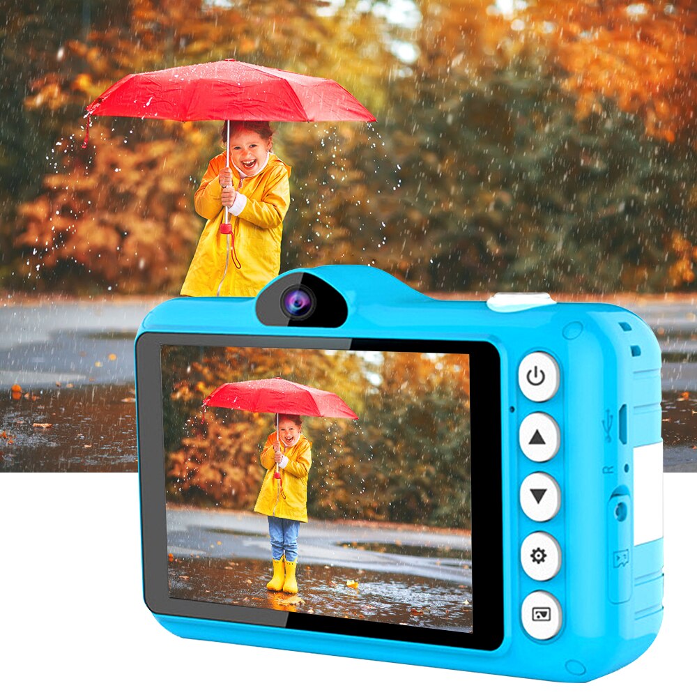 SPASH – Mini caméra numérique HD 1080P pour enfants, 3.5 pouces, caméscope vidéo, jouets avec carte TF de 32 go