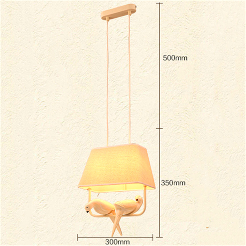 Søde børn lysekrone lysekroner stue loft lysekroner stof lysekrone belysning soveværelse led lys dekoration lampe