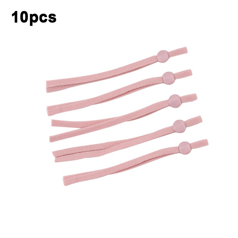 30 pièces masque plat élastique bande en caoutchouc corde oreille pendaison corde réglable bricolage doux noir blanc élastique couture masque artisanat accessoires: 7