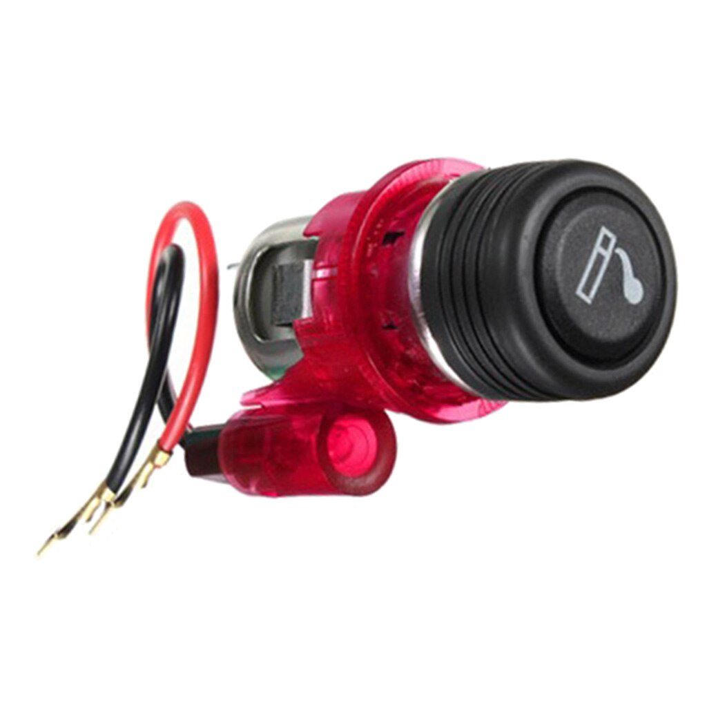 Sigarettenaansteker, auto, marine, motorfiets, atv, camper, sigarettenaansteker, stopcontact, 12v ,  rode