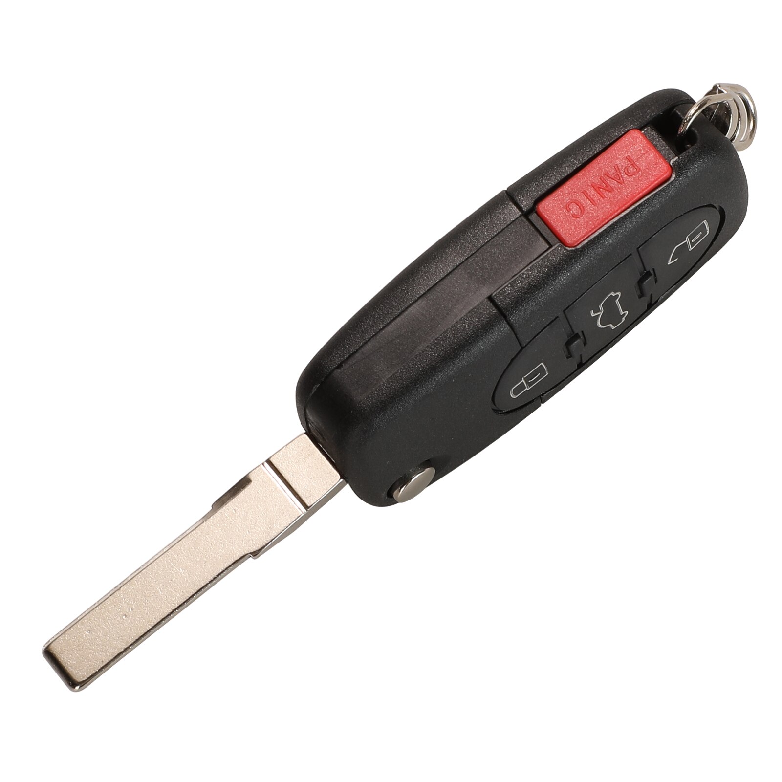 Kutery 3+1 Buttons Remote Flip Car Key Shell Case Fob For VW Volkswagen Passat Jetta Golf Beetle 1998 1999 2000 2001