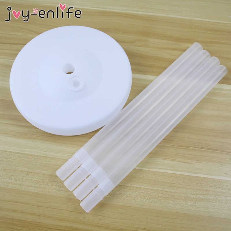Kits de support pour colonne de ballon, support en arc avec Base de cadre et poteau pour la décoration de la fête d'anniversaire du mariage, 2 ensemble