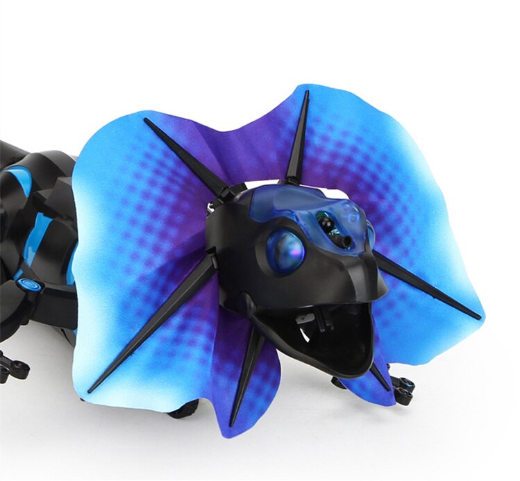 Joke toy Remote control animal LED light RC I/R Lizard Cabrite chameleon electronic pet robot model Prank toy Trick toy