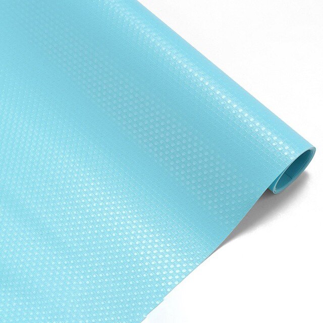 Anti-Olie 1 Roll Van Anti-Slip Mat Anti-Slip Servies Pad Kast Lade Liner: Blue