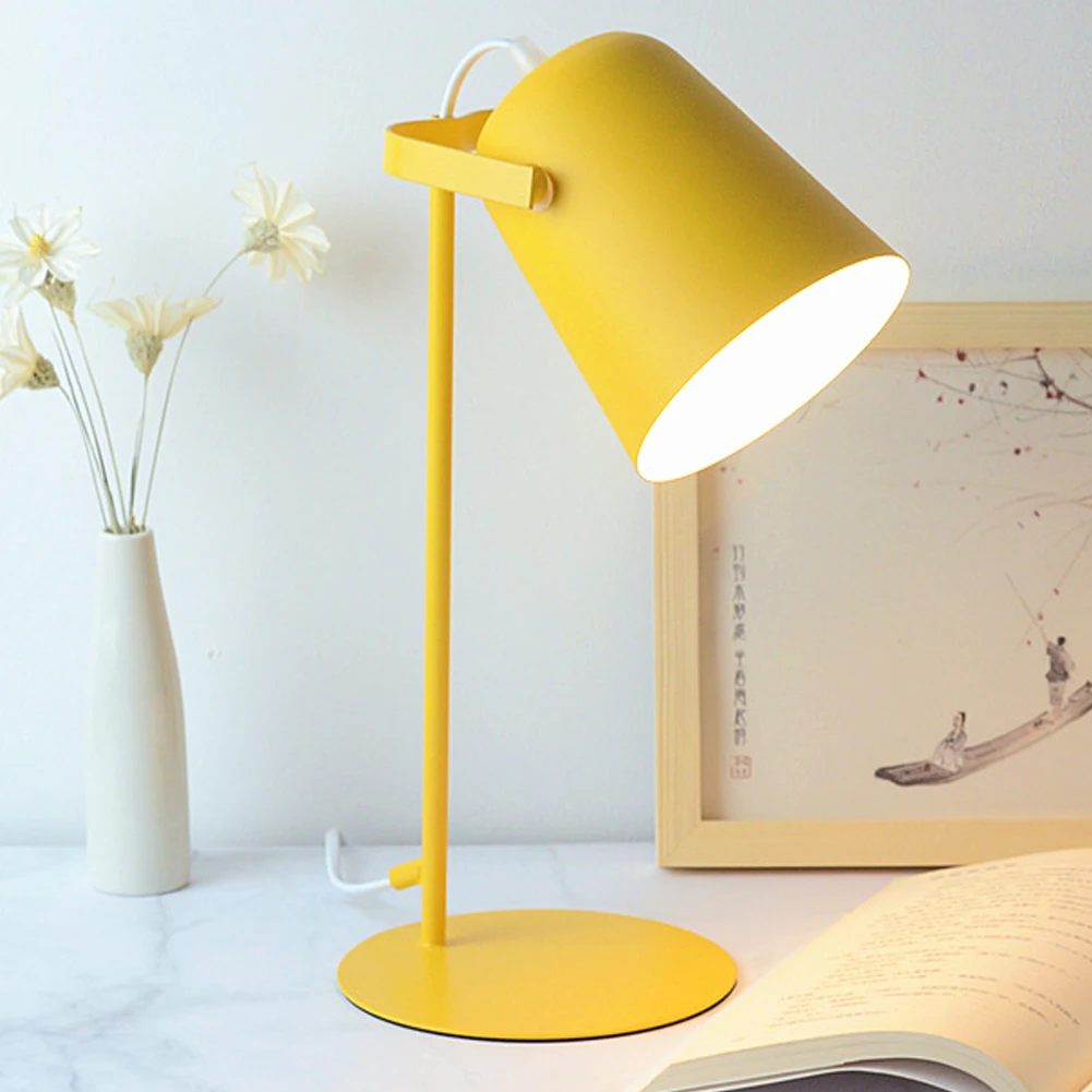 LED Schreibtischlampe Metall nordisch Tischlampe Augenschutz Lesebuch Licht zum Lesen Büro