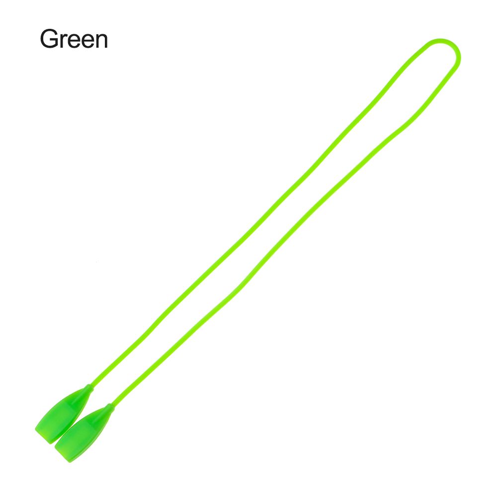 1PC Silikon Brillen Schlüsselband Gläser Kette Sonnenbrillen Band Sport Band Kabel Halfter Für freundlicher Erwachsene Auge Zubehör: D-54 cm Grün