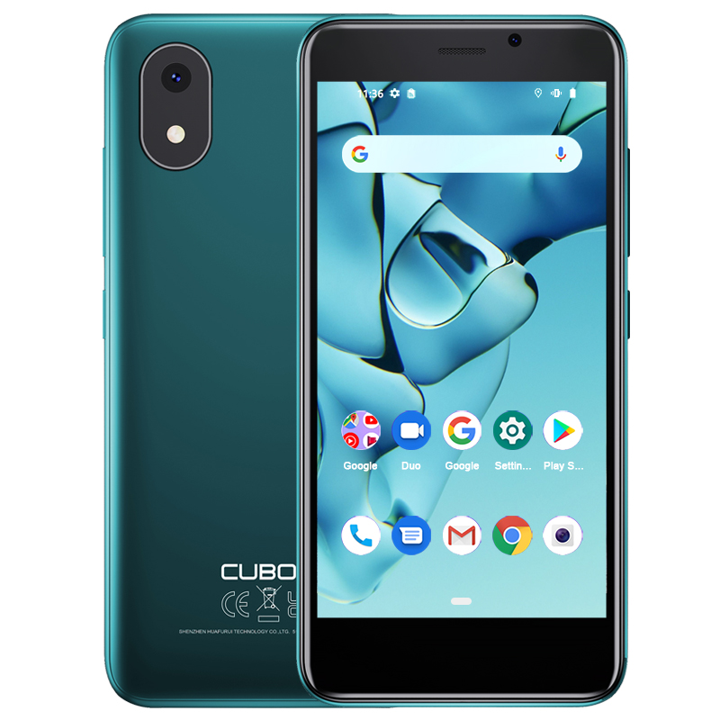Cubot-J10 Smartphone Android 11, 1GB, 32GB, 4-Polegada Mini tela, Câmera traseira 5MP, 2350mAh, Cartão Dual SIM, Face ID Celular