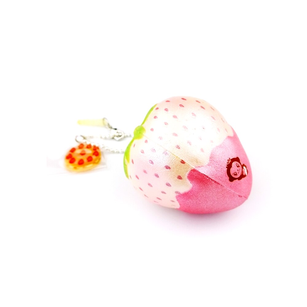 Punimaru Squishy Mini Strawberry Scented Squeeze Toy Slowly Rebound Release Pressure Cake Bread Fruits Anti-stresstoy Kids