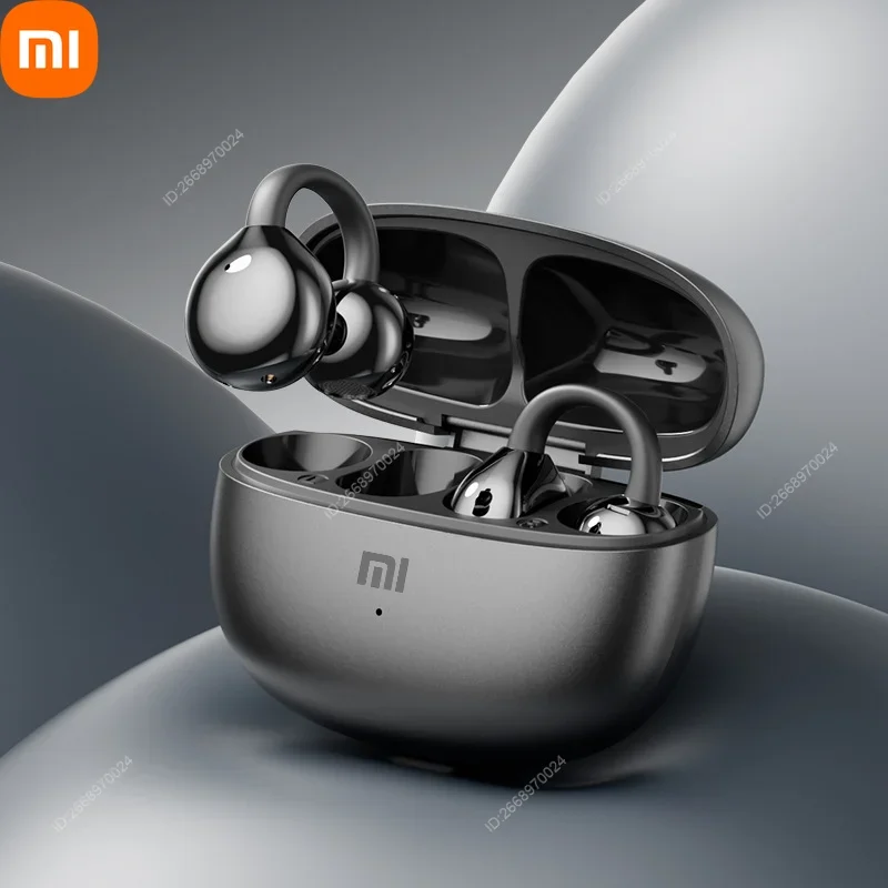 Auricolari Bluetooth con clip auricolari Xiaomi Cuffie wireless a orecchio aperto a conduzione ossea di alta qualità alla moda per prestazioni sportive: Azzurro di cielo