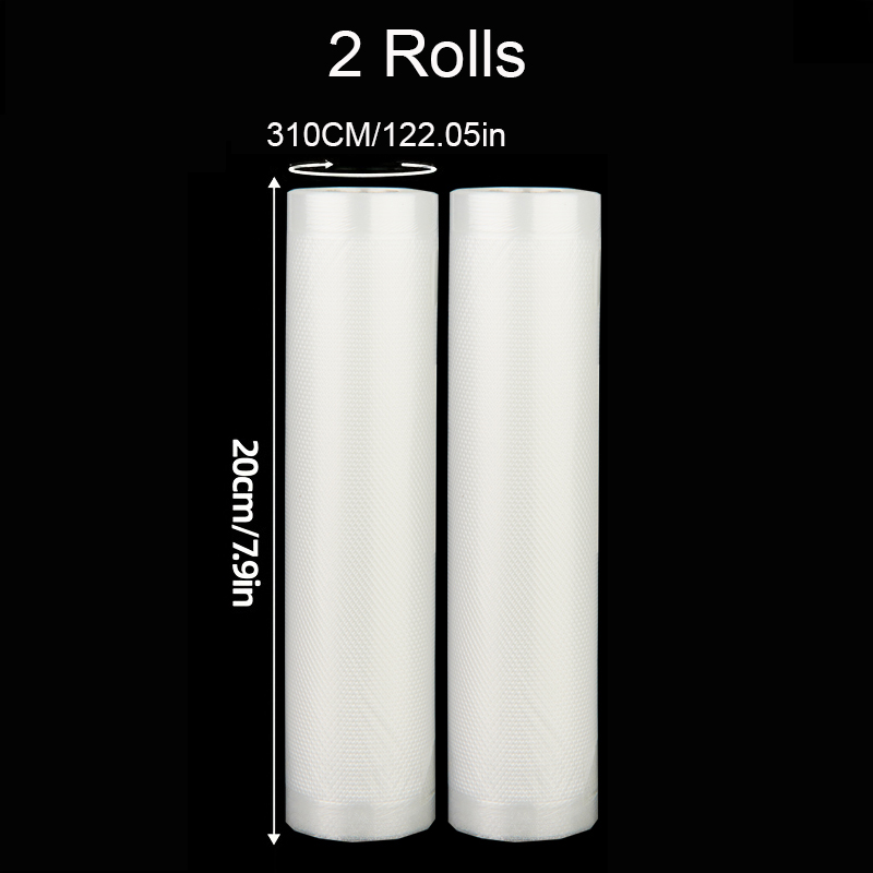 Vacuum Seal Bags For Food, Food Saver Bags Rolls, Household Vacuum Packing Bag, Vacuum Sealer, Vacuum Storage Bags: black