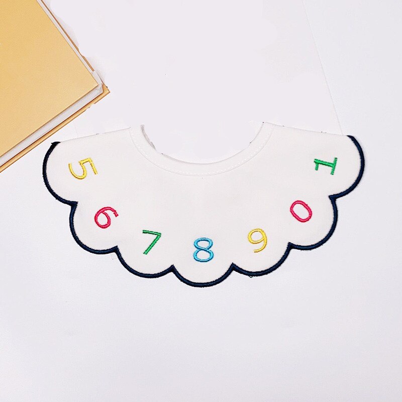 Slabbers Katoen Ronde Hals Baby Burp Doek Slabbetjes 360 Graden Voeden Bib Voor Jongens Meisjes Baby Kleding Bandana Slabbetjes waterdicht: 18