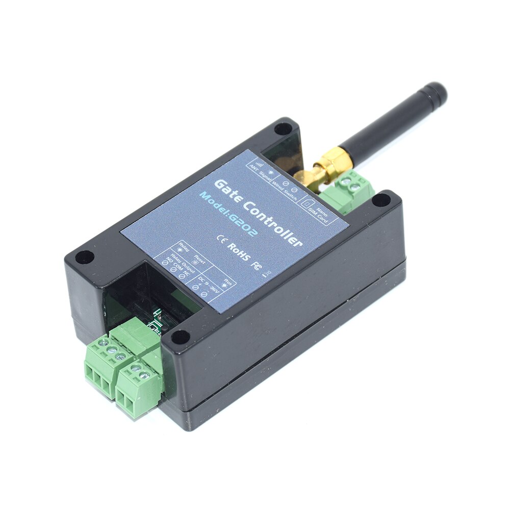 Abridor de puerta corredera para garaje, interruptor de relé con Control remoto de acceso inalámbrico, con llamada gratis, GSM, 200 usuarios