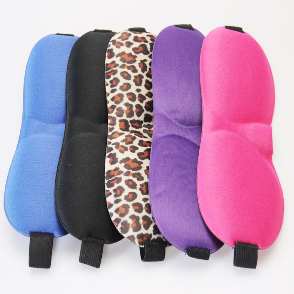 3D Eye Mask Shade Cover Rest Sleep Eyepatch Blindfold Shield Travel Sleeping Aid Women Men Soft Portable Blindfold Travel