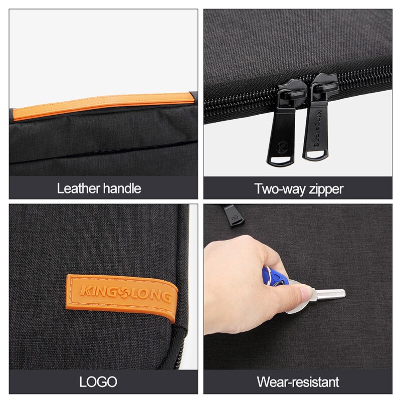 17 zoll Laptop Hülse 360 ° Schutzhülle Laptop Schwamm schutz Hand Tasche Kompatibel mit 17 ”-17,3” Dell HP kingslong
