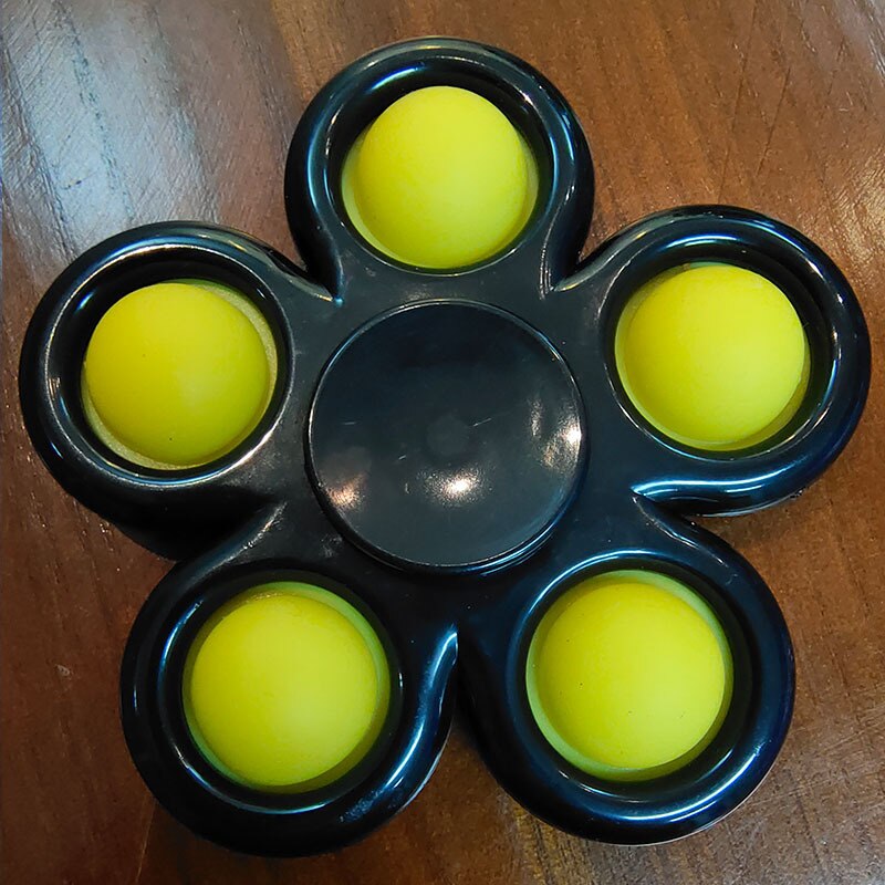 Neue Plus Fidget Spinner mit Einfache Dimple Fidget Spinner für Erwachsene Kinder-Einfache Dimple Zappeln Popper für Stress Relief: H