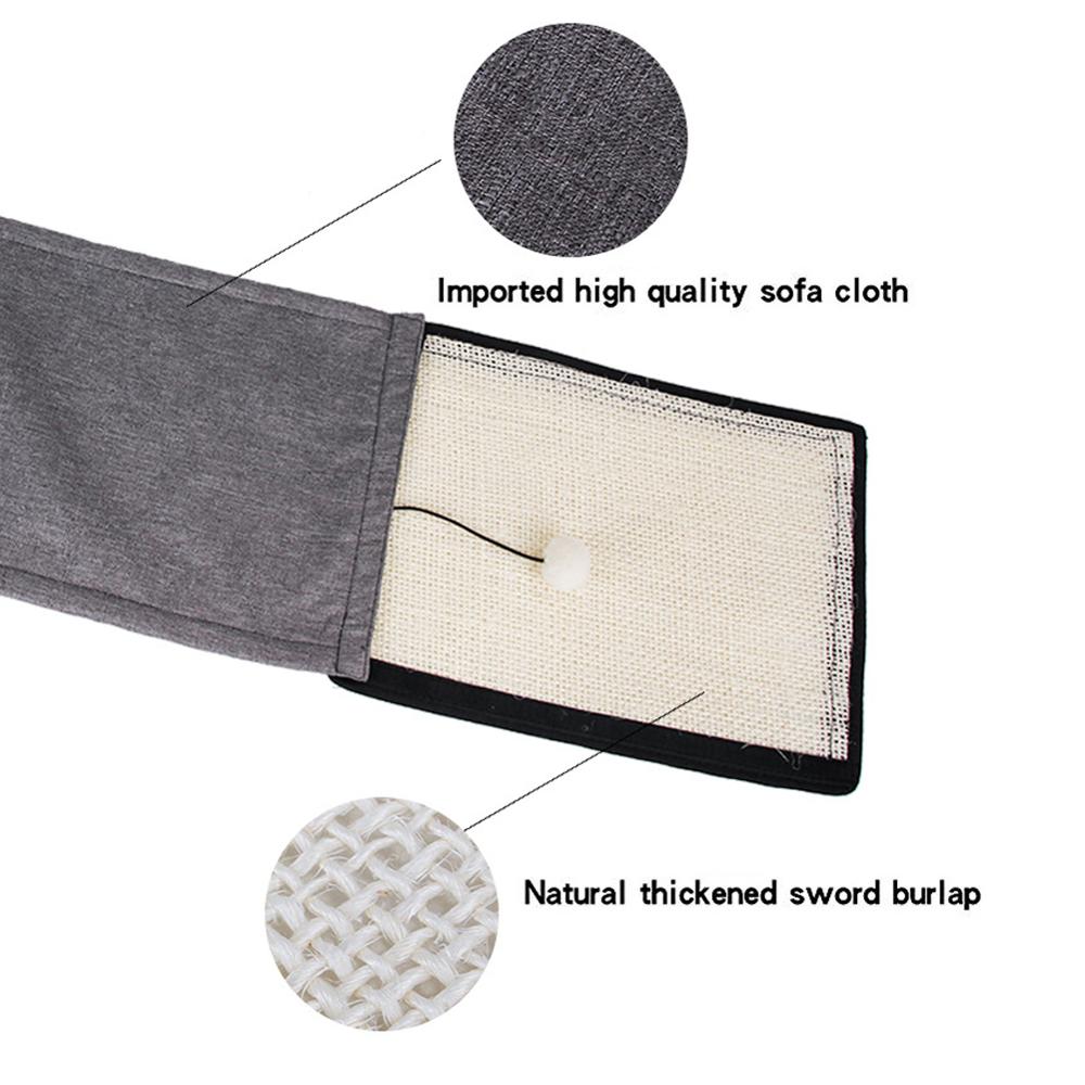 Natürliche Sisal Sofa Schutz Katze kratzen Gremium matt Haustier Spielzeug Haus Möbel Anti-kratzen Haustier Schleifen Klaue Kratzen Post