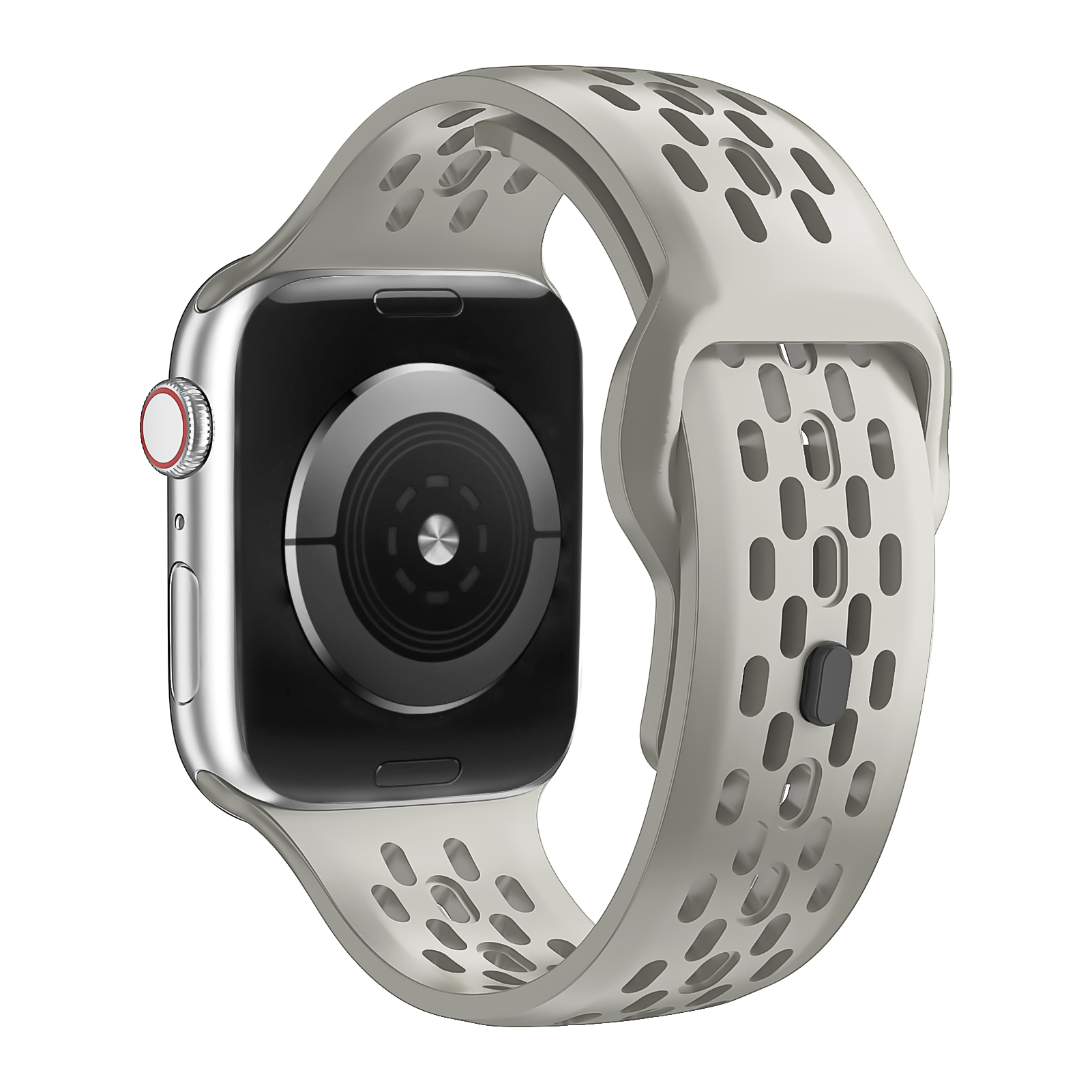 Sportsilikon för apple watch-armband 44mm 45mm 49mm 40mm 41mm 38mm 45 mm correa-armband iwatch-serien 9 8 7 6 5 se ultra 2 band: Mörkblå svart / 22mm