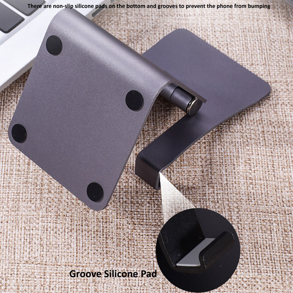 OUTMIX Desktop Holder Tablet Stand for ipad 9.7 10.2 10.5 11 12.9 inch Rotation Aluminium Tablet Stand Secure for Samsung Xiaomi