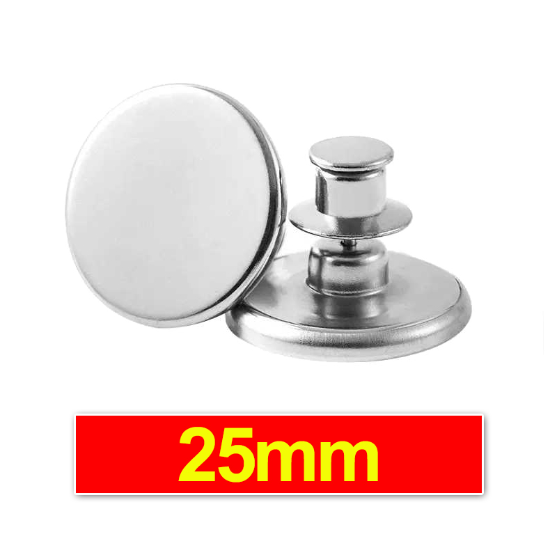 20-1Pairs Vorhang Magnetische Knöpfe Abnehmbare Metall Vorhang Magnete Verschluss Schnalle Einstellung Vorhang Clip Fix Verschluss Teile: Brown / 90-160cm