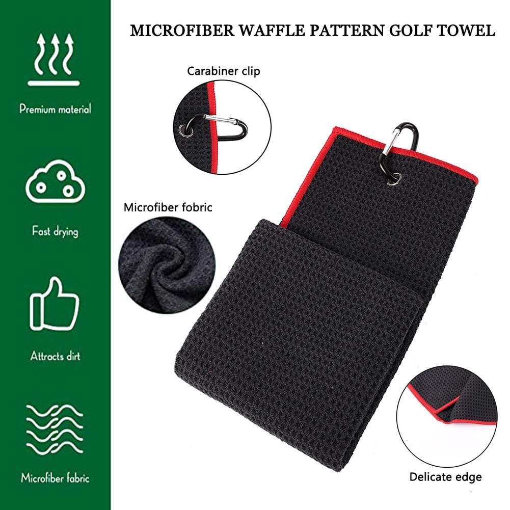 Golf Divot Tool Golf Markers Golf Accessories Golf Towel Microfiber Waffle Pattern Brush Tool Kit With Club Groove Cleaner