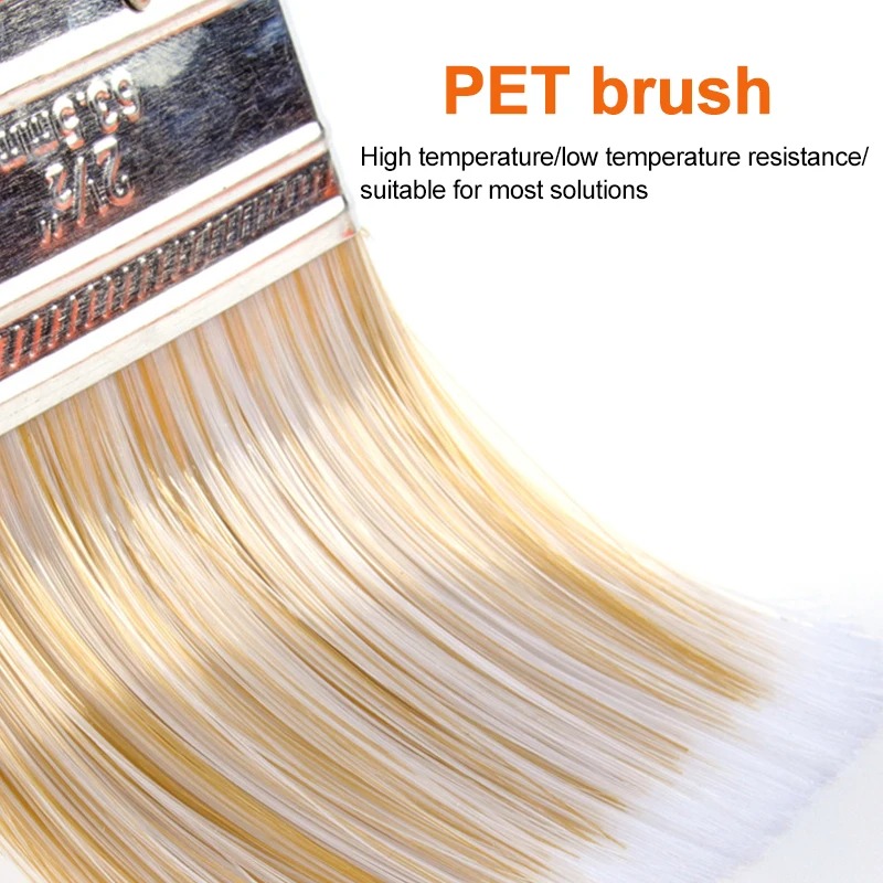Cepillo de pintura de pared para mejorar el hogar, cerdas suaves para mascotas, cepillo de limpieza duradero, mango de ABS, herramientas de pintura al óleo para decoración del hogar