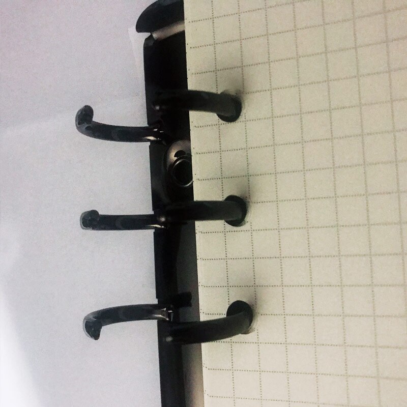 40 Sheets/Set A6 Loose-Leaf Notebook 6 Holes Filler Papers And Clip Metal Stainless Spiral Binder File Folder Offic