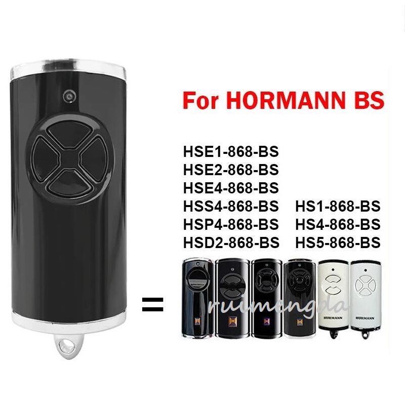 HORMANN HSE4-868-BS BS Series Gate Remote Control 868MHz HSE4-868-BS HSE1-868-BS HS4-868-BS Remote Control Garage Door Opener