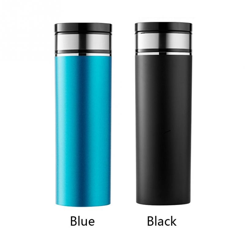 Auto elektrische beker 12v-24v rijden roestvrij staal automatische waterkoker digitaal display reis kokende koffie handig water verwarmen