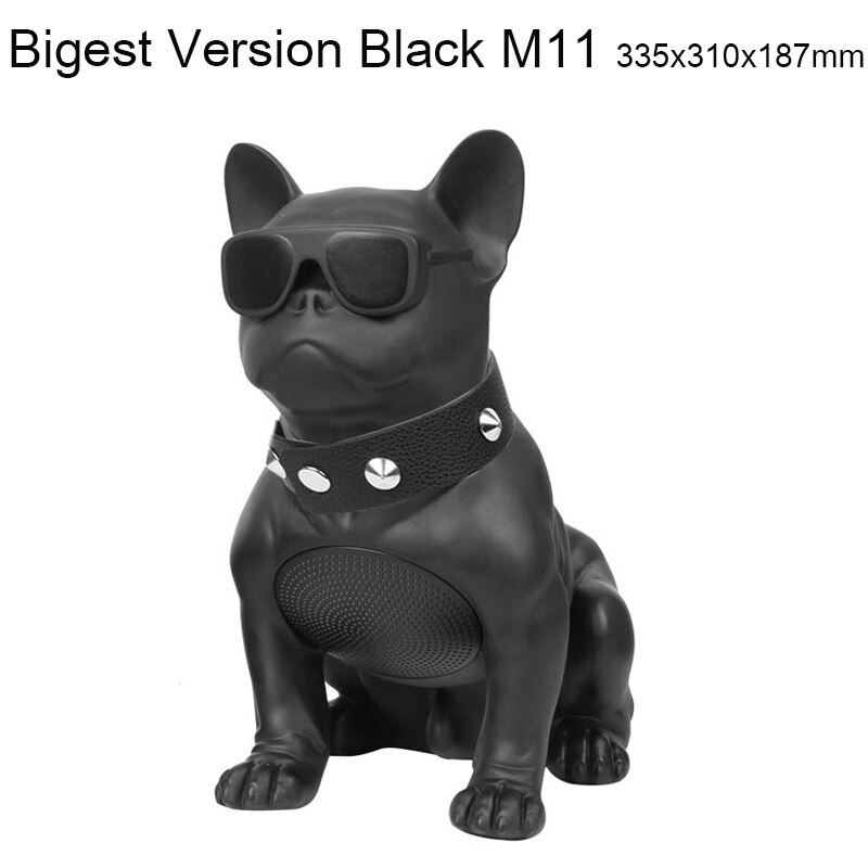 Bigest Full Aerobull Bluetooth Speaker Big Bulldog Wireless Speakers Subwoofer Multipurpose Computer PC Speaker TF MP3 player FM: M11 Bigest Black