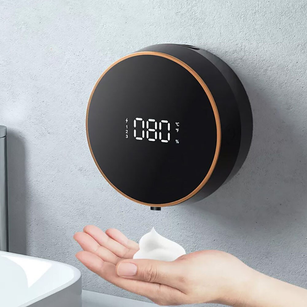 Syezyo Led Screen Automatische Inductie Schuimende Hand Wasmachine Wassen Automatische Zeep 0.25S Infrarood Sensor Voor Smart Woningen