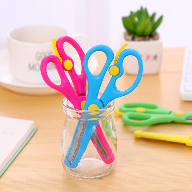 Sharkbang Small KidsHandmade Scissors Students DIY Card Photo Pattern Cutting Scissors School Children Stationery