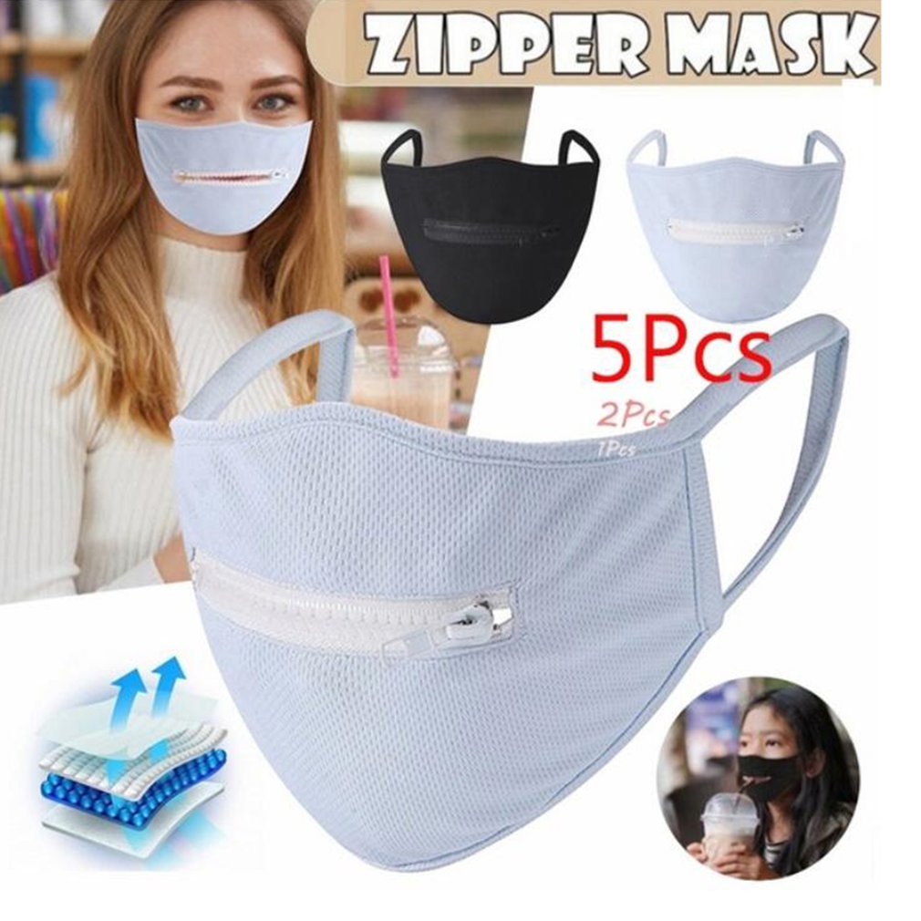 Schnell trocknend Sonnencreme Reißverschluss Maske Ultra-dünne Atmungsaktive Maske Gittergewebe Einzel-schicht Radfahren UV Schutz Maske