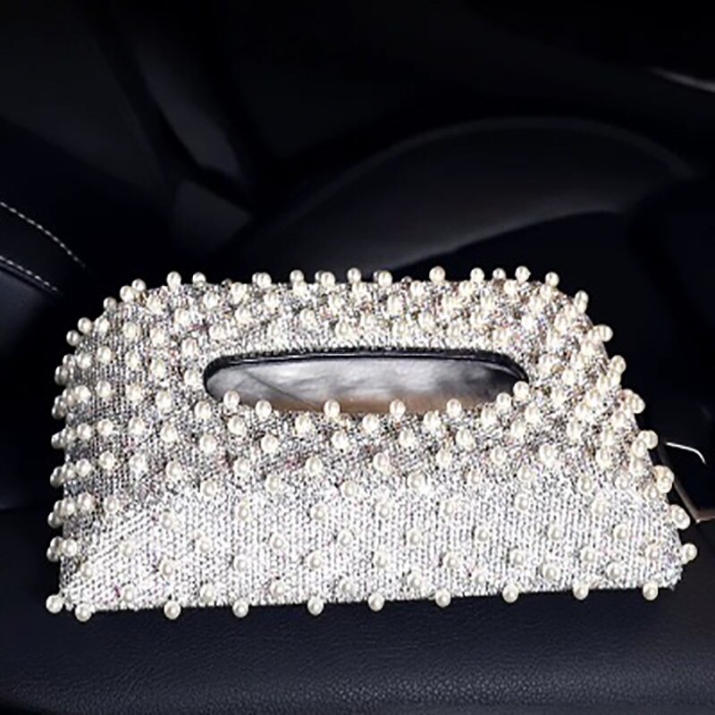 None Tissue Boxes Car Tissue Box Turkey Tissu Holder Car Diamond Car Accessories Youe Shonesun Visor Tissu Holder Linen Cotton