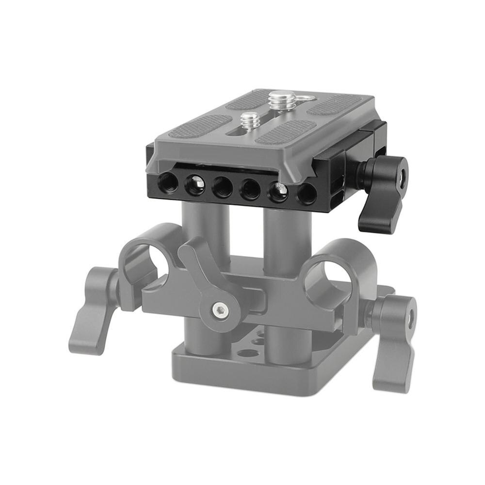 Quick Release Plate Voor Manfrotto 577 501 Camera Statief Grondplaat 60Mm 1/4 &quot;3/8&quot; Schroef Gaten Dslr Kooi rig Rail Mount Qr Board