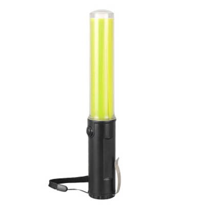 26cm Length Traffic Baton Light Multi-function Flashinglight Fluorescent LED Fire Safety Emergency Evacuation Flash light Baton: Yellow