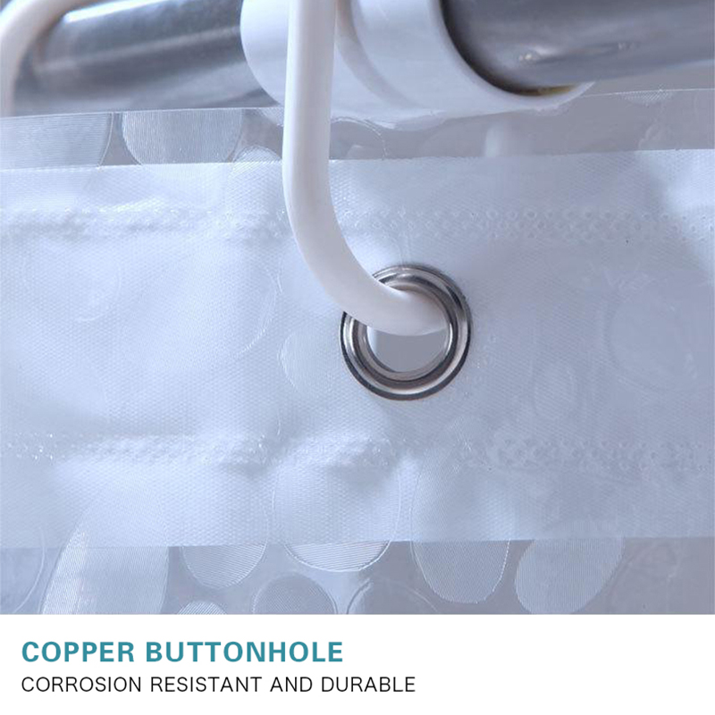 3D Sheer Shower Curtain Waterproof Shower Curtain Transparent Bathing Bathroom Curtains For Home Decoration Bathroom Accessories