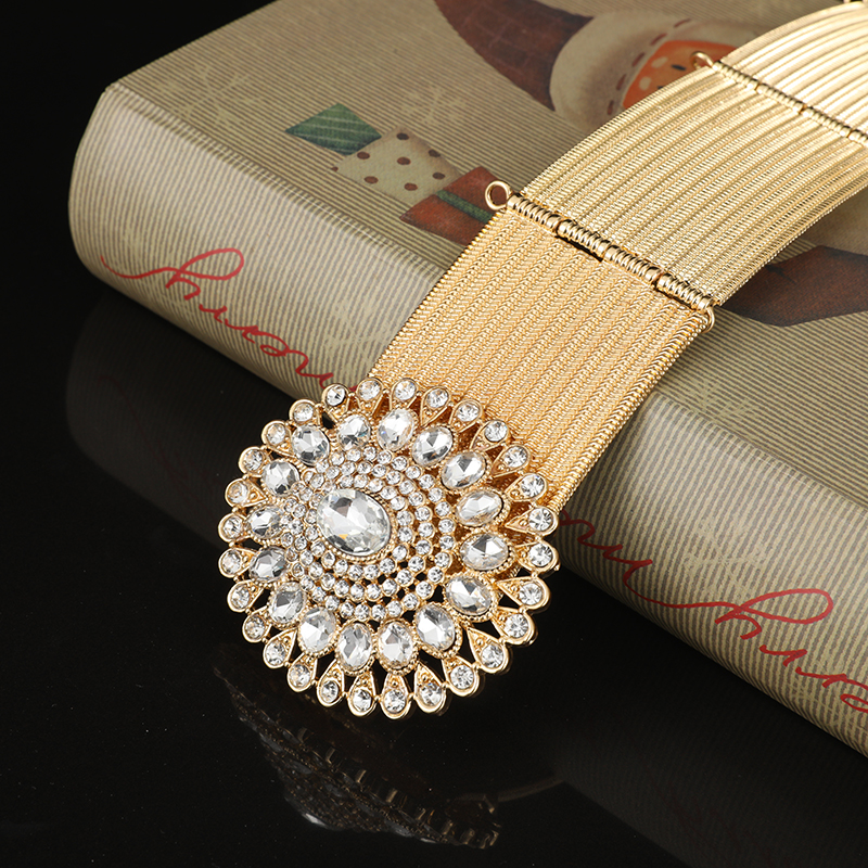 Marokkaanse Stijl Vrouwen Riem Ketting Metalen Riem Arabian Sieraden Riem Sieraden Lange Verstelbare Lengte
