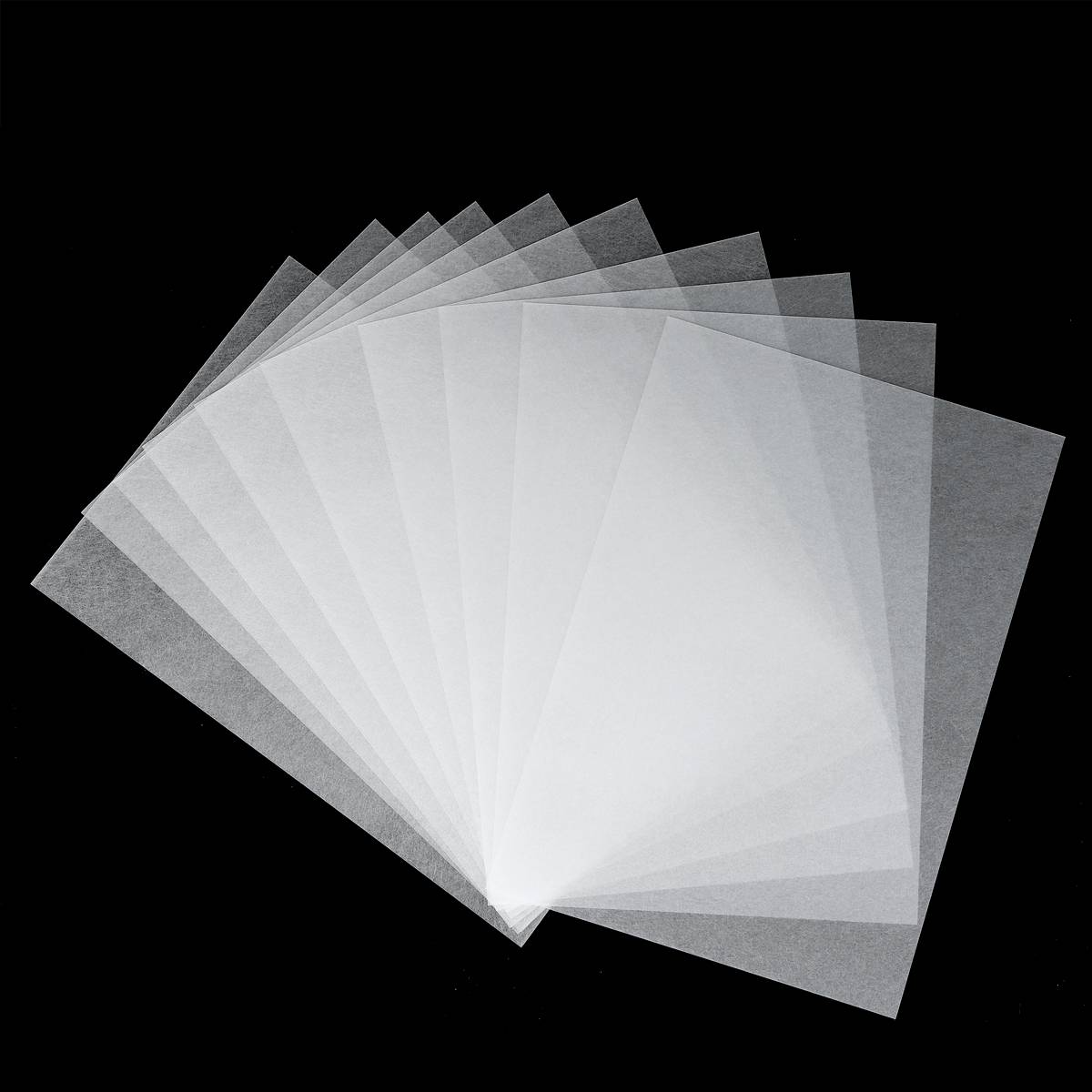 10Pcs A4 Shrinks film Paper Sheet DIY for decorating printable shrink films 0.3mm thickness Semitransparent Multicolor: 10PC Fine Grinding