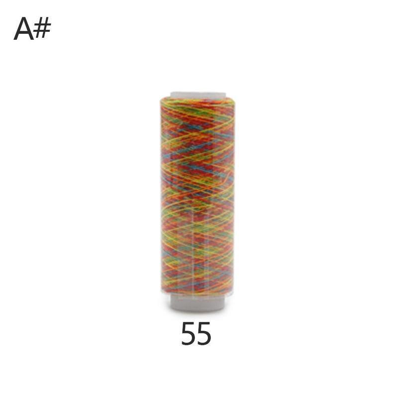1Pcs Gradient Line Sewing Machine Line Rainbow Color Sewing Thread Hand Quilting Embroidery Sewing Thread: 1