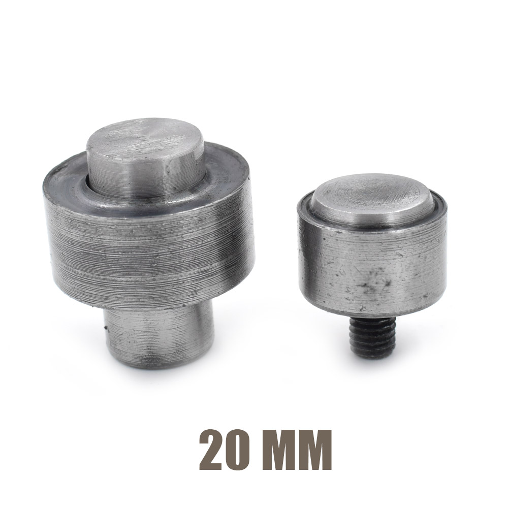 3.5mm-40mm hulhuller i metal. nitte. knap. formemaskine til knapper. værktøj til montering af øjer. metal stomatal matricer: 20mm