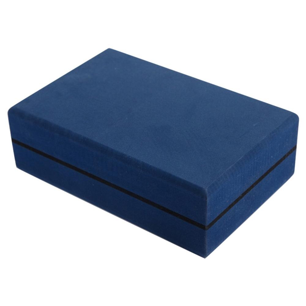 Yoga Block Rectangle Fitness Exercise Pilates Muscle Relax Yoga Block Brick #4S19: Deep Blue