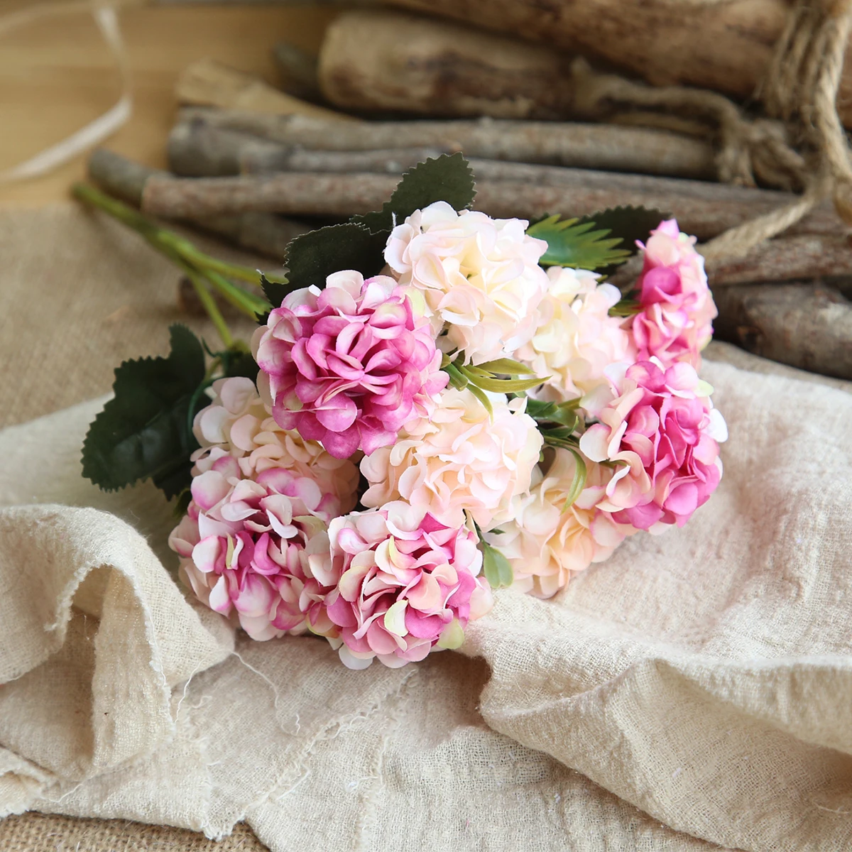 Fleurs artificielles violettes pivoines, 1 Bouquet, fausses roses d'automne en soie pour bricolage, décoration de salon, jardin de maison, mariage: 1