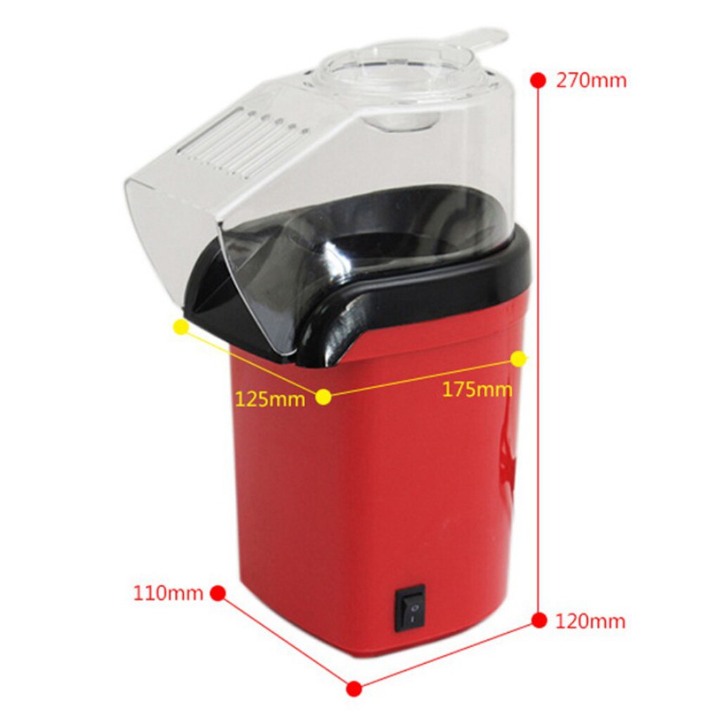 1200W Electric Corn corn Maker Automatic Mini Air corn Making EU Plug