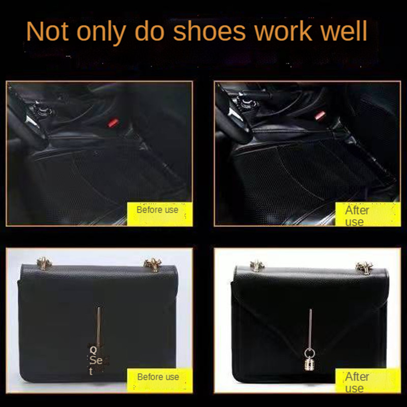 Schwarz Schuhcreme Farblose Flüssigkeit transparent Und Multifunktionale Leder Schuhe Wartung Öl Faul Schuh Bürsten Einteiliges