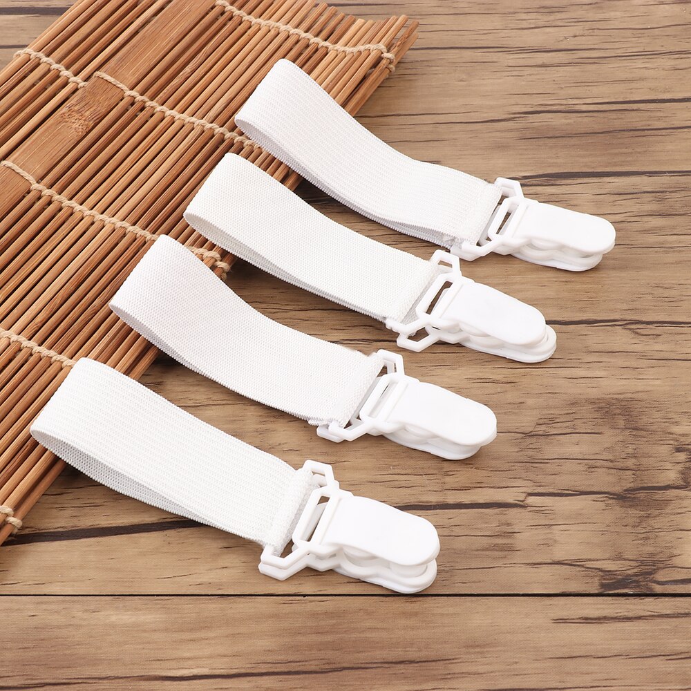 4 STUKS Lakens Gesp Elastische Riem Matras Clip Deken Grijpers Fastener Wasknijpers Beddengoed Houder Home Living Accessoires