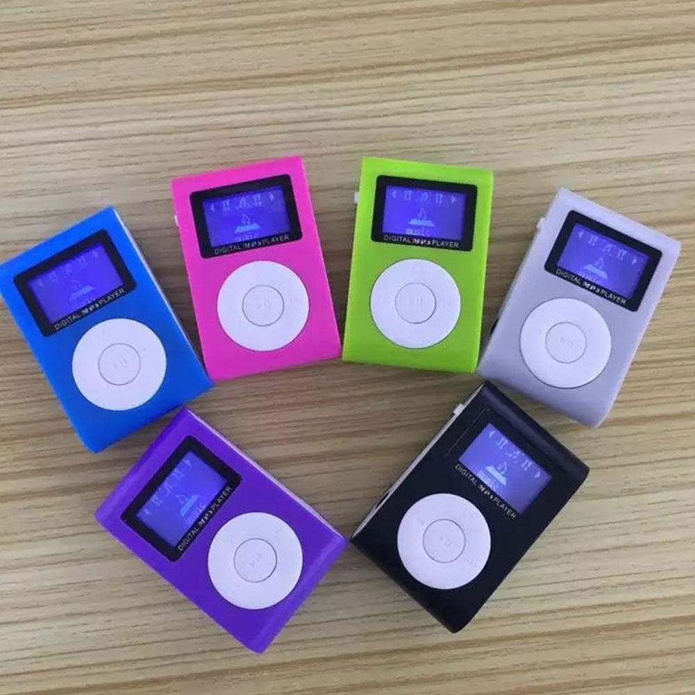 Reproductor de MP3 portátil de tamaño pequeño, Mini pantalla LCD, tarjeta de MP3, usb, TF, música, compatible con reproductor walkman J5A0