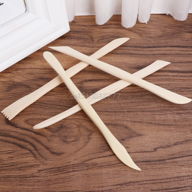 10Pcs Pottery Clay Sculpture Carving Modelling Tools Ceramic Art HobbyCraft Kit#H0VH#