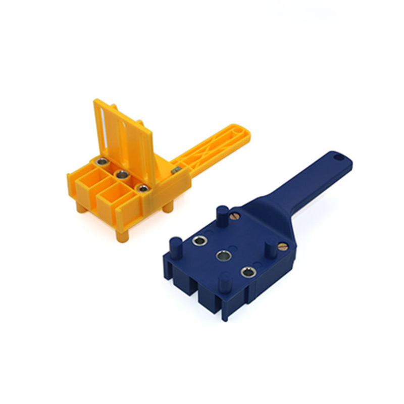Hurtig trædowling jig abs plast håndholdt lomme hul jig system 6/8/10mm borehuller til tømrer dyvel samlinger