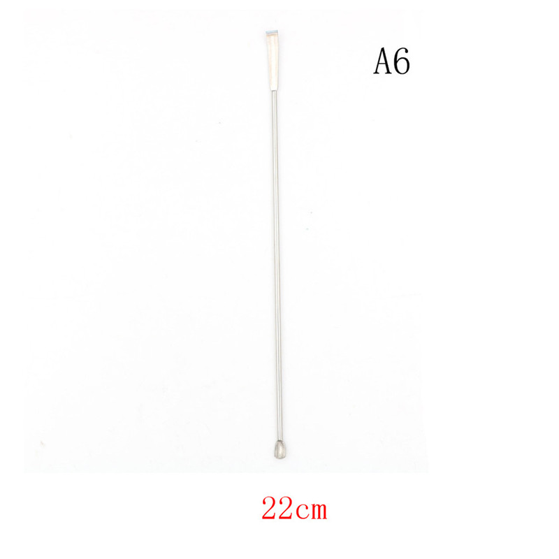 1pc laboratorio in Acciaio Inox micro Spatola Medicina Cucchiaio Paletta Pala Farmacia 100mm / 125mm / 150mm / 180mm / 200mm / 220mm: Arancione