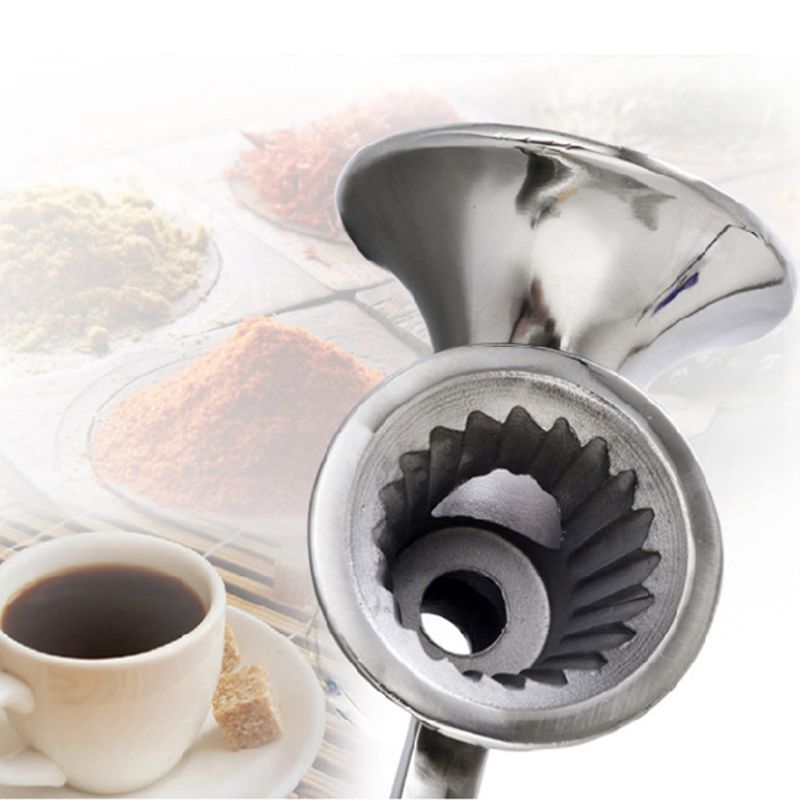 Manuelle Kaffeemühle Mühle mit Befestigungs Clip Hand Kurbel Tragbare Reise Camping Einstellbare Multifunktions Schleifen
